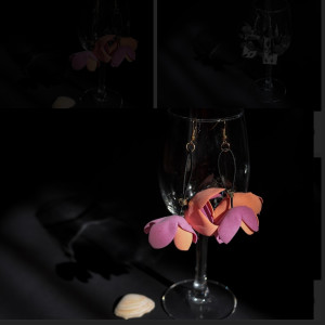 Kolczyki kwiatowe leciutkie