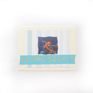 zaproszenie dla chłopca, spiderman zaproszenie, zaproszenie dla chłopaka, zaproszenie na 18, zaproszenie ze spidermenem, zaproszenie na wieczór kawalerski, zaproszenie dla faceta