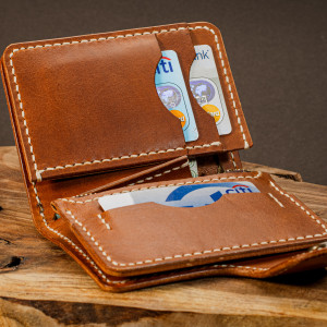 Ręcznie wykonany portfel ze skóry - Japan Wallet