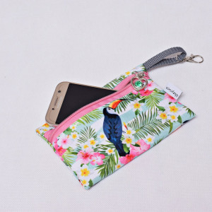 Etui na telefon saszetka na klucze wodoodporna etui do torebki organizer tukan