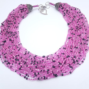 Naszyjnik Boho Koralikowe Krynia