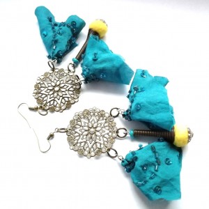 kolczyki handmade w stylu boho