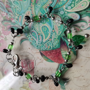 Bransoletka uniwersalna zielona