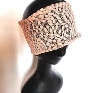 Opaska wiosenna koronkowa rozciągliwa