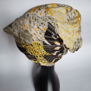 Czapka materiałowa na podszewce