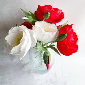 Mak z krepiny włoskiej