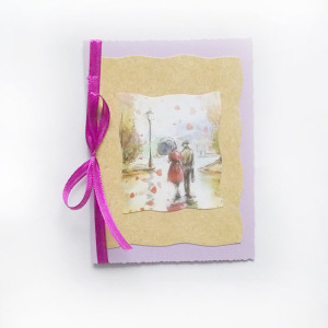 pastelowa kartka bez życzeń,  love kartka okolicznościowa, rocznica kartka