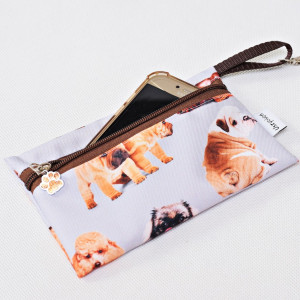 Etui na telefon saszetka na klucze wodoodporna etui do torebki organizer pieski