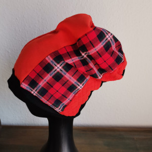 Czapka patchworkowa smerfetka