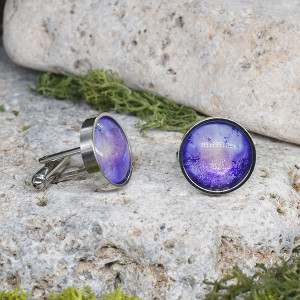 Kosmiczne spinki do mankietów koszuli / #7