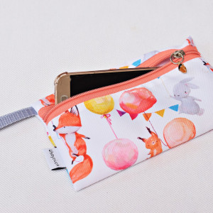 Etui na telefon saszetka na klucze wodoodporna etui do torebki organizer balony