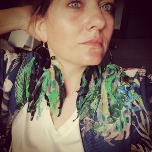 Kolczyki długie bujne boho