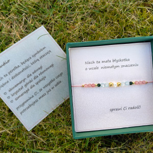 Bransoletka z kamieni szlachetnych