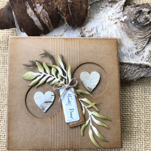 148,kartka na ślub z brzozowymi serduszkami