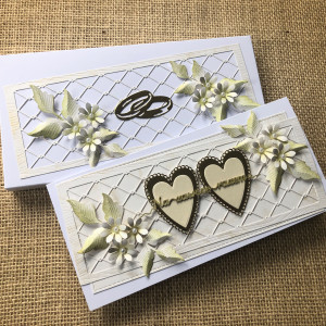 149,kartka na ślub z elementem złota z życzeniami