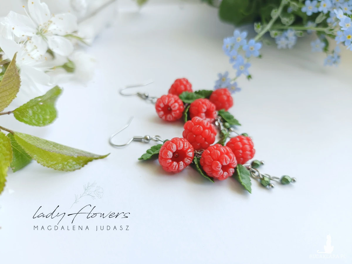 Kolczyki malinki