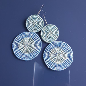 Kolczyki Makrama Koła Duże