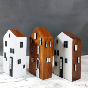 Drewniane domki dekoracyjne. (75)