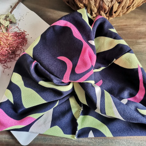 Turban retro dzianina rozciągliwa