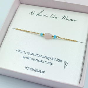 Bransoletka na Dzień Mamy -  Pink