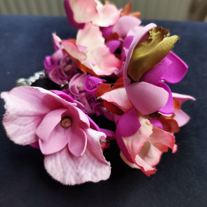 Klipsy etno boho kwiaty