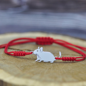 Koszatniczka - bransoletka, srebro 925