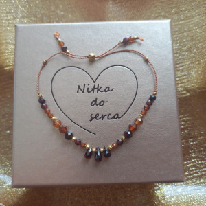 Bransoletka z granatów