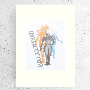 plakat z Inkwizytorem, fajne plakaty z filmów, star wars plakaty A4, gwiezdne wojny plakat Inkwizytor, filmowe plakaty do domu, małe plakaty z animacji, nowoczesne plakaty 21x30