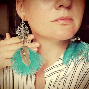 Kolczyki  kolorowe lekkie