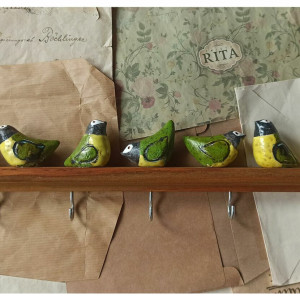 Wieszak z sikorkami 40 cm