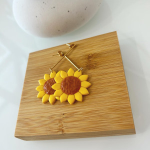 Kolczyki słoneczniki