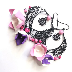 Kolczyki  kolorowe lekkie