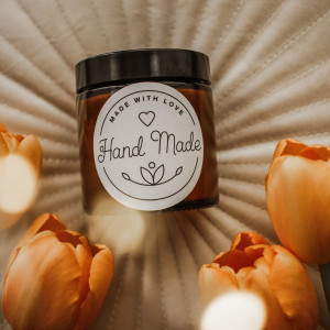 świeca sojowa zapachowa handmade "sok z mango"