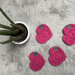 SERDUSZKOWE PODKŁADKI POD KUBKI