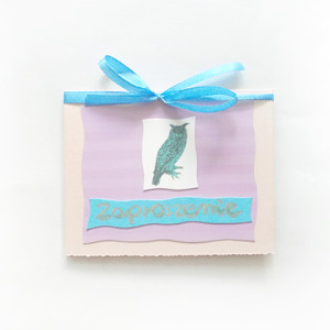 sowa zaproszenie, ogólne zaproszenie bez tekstu, eko zaproszenia, zaproszenie dla ucznia, ładne zaproszenia na różne okazje, zaproszenie dla nauczycielki, zaproszenie dla nauczyciela,