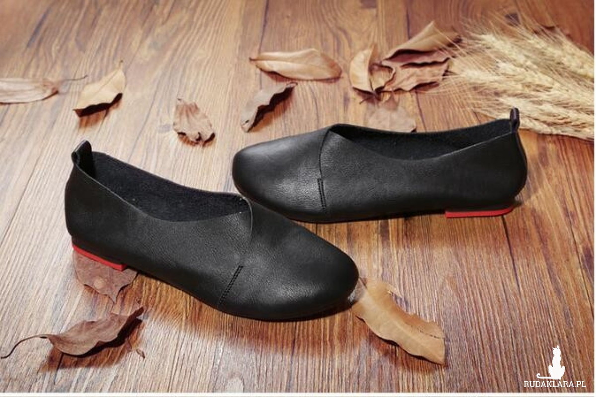 buty "cichobiegi" czarne ze sztucznej skóry mega wygodne roz.36