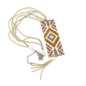 Naszyjnik z koralików w stylu boho