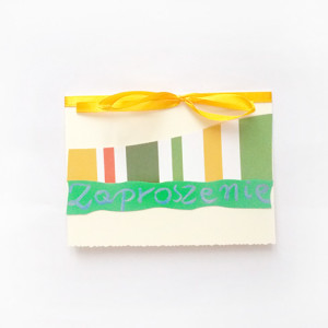 ogólne zaproszenie bez tekstu, uniwersalne zaproszenia, etno zaproszenie w paski, uniwersalne zaproszenia na różne okazje, zaproszenia na imprezę