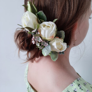 Grzebyk Kremowe róże