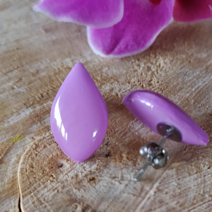 Kolczyki sztyfty z glinki polimerowej