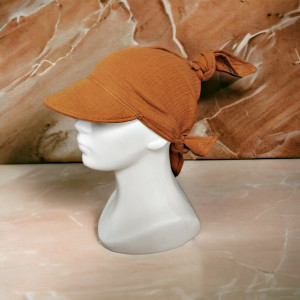 Chustka z daszkiem muślinowa apaszka na lato chusta dla dziecka niemowlęca muślin