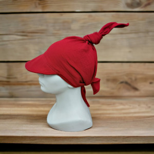 Chustka z daszkiem muślinowa apaszka na lato chusta dla dziecka niemowlęca muślin