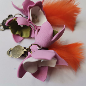 Klipsy etno boho wiszace