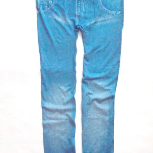 nowe niebieskie legginsy, błękitne legginsy xl, granatowe legginsy, elastyczne legginsy, legginsy z nadrukiem, damskie leginsy xl