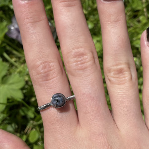 pierścionek regulowany SODALIT stal chirurgiczna