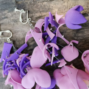 Klipsy etno boho wiszące