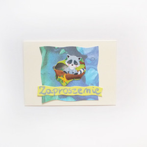 zaproszenie dla dziecka, bajkowe zaproszenia dla dzieci, śmieszne zaproszenie, zwierzęta zaproszenie