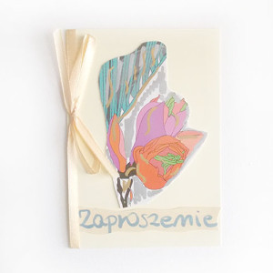 ogólne zaproszenie na różne okazje, boho zaproszenie bez tekstu, puste zaproszenie na imprezę,  kwiaty zaproszenie, proste zaproszenia, ładne zaproszenia