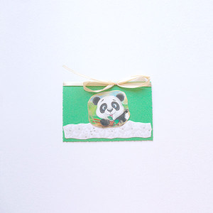 panda kartka, kartka bez życzeń, kartka dla dziewczynki, kartka dla dziecka, zwierzęta kartki, bajkowa kartka, bajkowe kartki dla dzieci