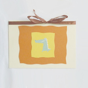 śmieszna kartka, krokodyl kartka, bajkowa kartka bez życzeń, kartka dla chłopca, kartka dla dziecka, śmieszne kartki, zwierzęta kartki, bajkowe kartki dla dzieci